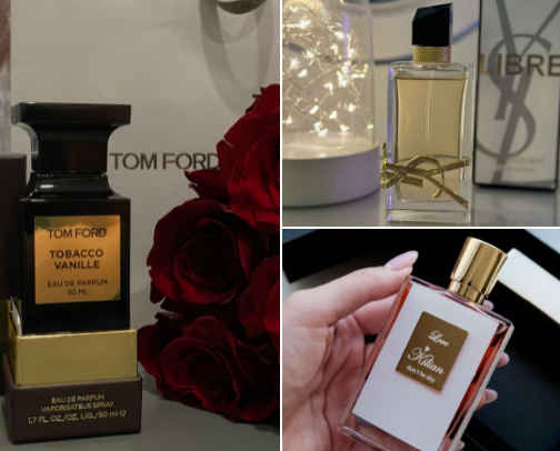 My Grown and Sexy Perfume picks🌹 cover photo collage