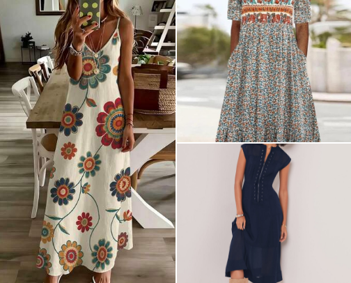 Dreamy Boho Dresses for Every Occasion cover photo collage
