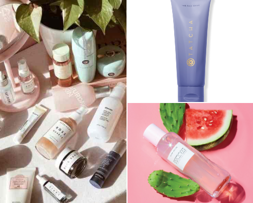 Favorite Skincare products for Healthy Glowy Skin ✨✨ cover photo collage