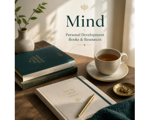 🧠 Mind | Personal Development Books & Mindset Tools for Women cover photo collage