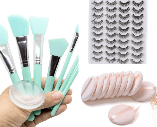 Favorites for makeup table cover photo collage