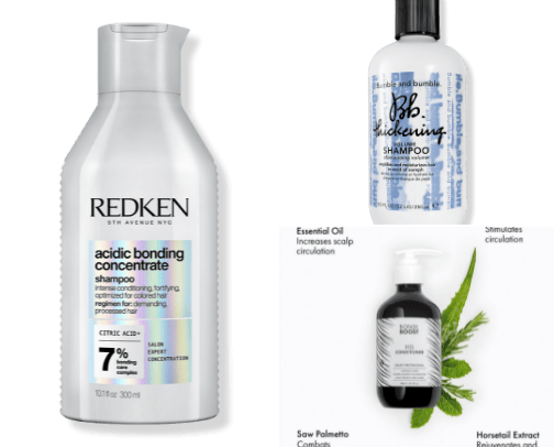 Amazing hair products cover photo collage