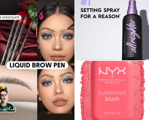 Make-up 💄 cover photo collage