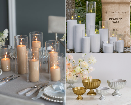 Wedding items from a planner & florist cover photo collage