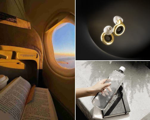 ✈️ Long-Haul Flight Survival Kit ✈️ cover photo collage