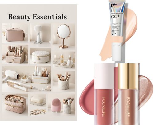 Viral Beauty Essentials for Makeup & Skincare cover photo collage