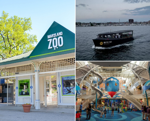 The Baltimore Area with Kids cover photo collage