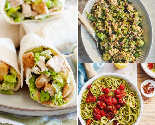 The Most Delicious and Easiest Lunch Recipes I’ve Tried this Year! cover photo collage