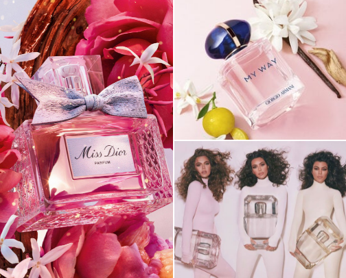 Perfumes cover photo collage