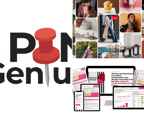 The Tools I Actually Earn From on Pinterest cover photo collage