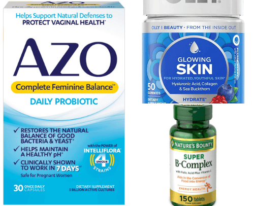 daily vitamins/supplements cover photo collage