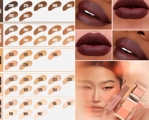My favorite beauty recs cover photo collage
