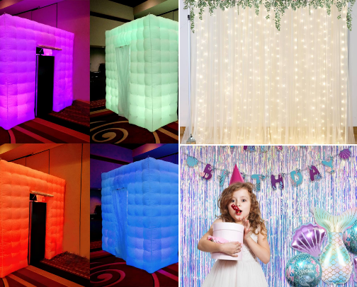 2026 Quinceanera and Sweet 16 Party Ideas and Decorations: Cool Blue, Glam backdrops and must have supplies cover photo collage