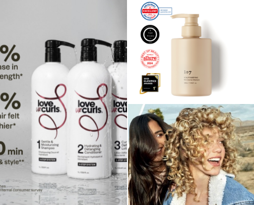 Hair care cover photo collage