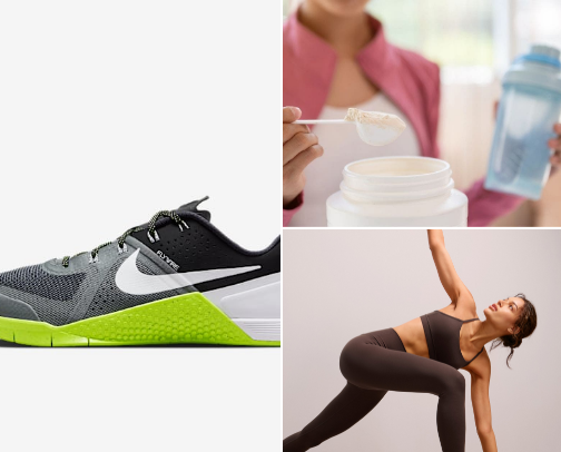 Fitness cover photo collage