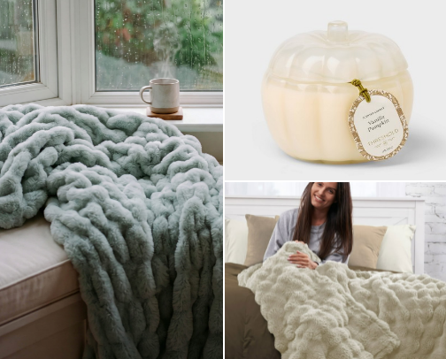 Cozy items cover photo collage