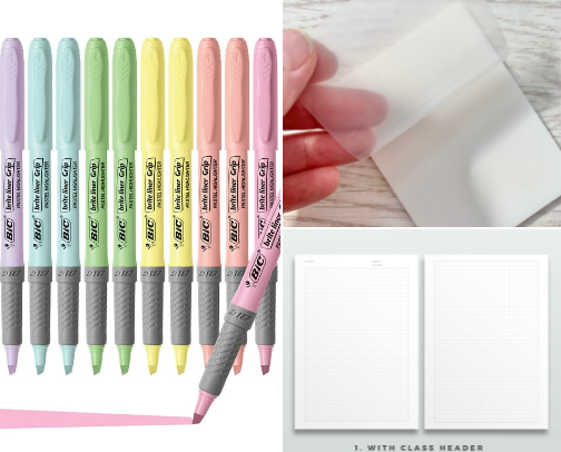 ✨ Desk Essentials That Make Studying Aesthetic ✨ cover photo collage