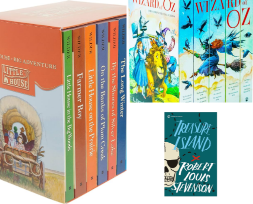 Middle School Kids' Book List cover photo collage