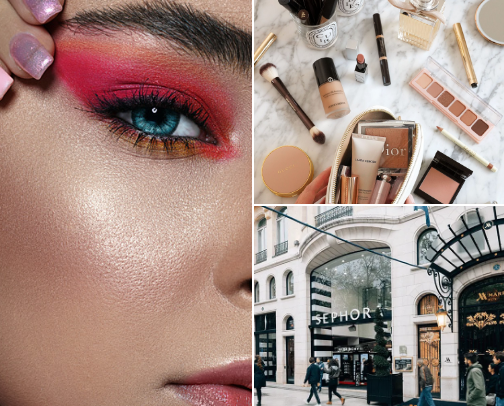 Beauty Essentials You Can't Live Without cover photo collage