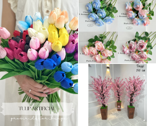 Flower Decoration for bedroom cover photo collage