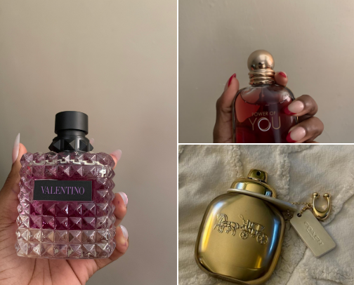 women’s top fragrance collection 🌷🌼 cover photo collage