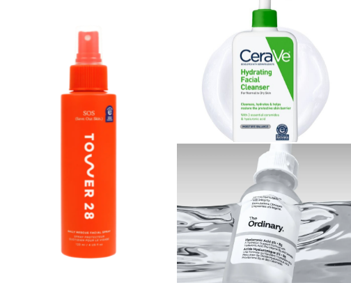 Skincare Essentials for Hot Pilates Days cover photo collage