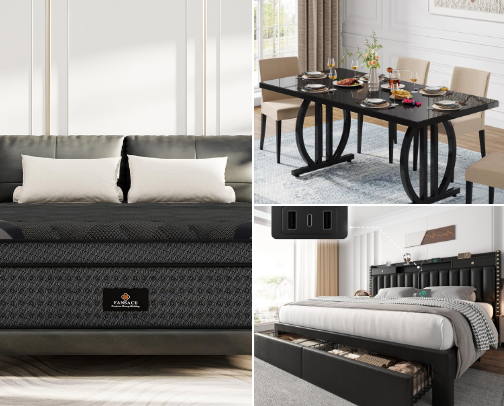 Furniture / Mattresses cover photo collage