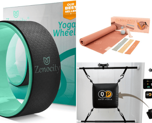 Workout related cover photo collage