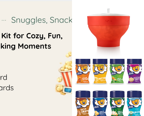Movie Night with Kids Survival Kit (Cozy, Easy & Actually Enjoyable) cover photo collage