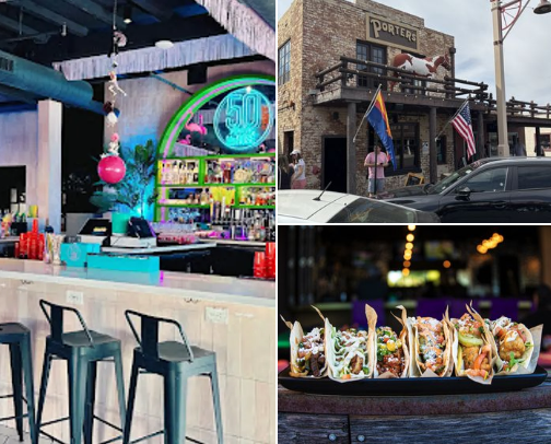Scottsdale Christmas Bars cover photo collage