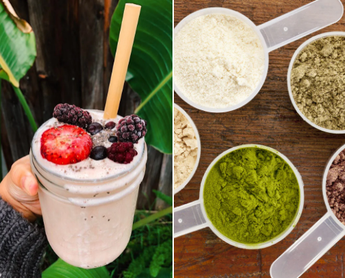 Protein & snack staples for busy women cover photo collage
