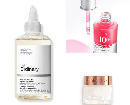 Skincare cover photo collage