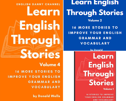 PDF Free - Learn English Through Stories: 16 Stories to Improve Your English Vocabulary (Learn English Through Stories: 16 Stories to Improve Your English Grammar and English Vocabulary) Learner's Story Collection cover photo collage