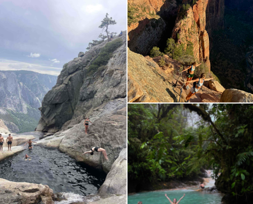 Outdoor Travel and Adventures cover photo collage