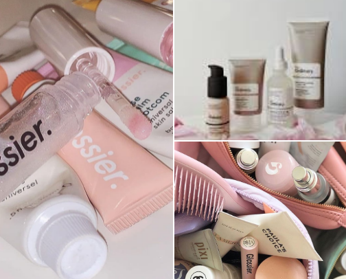 Every beauty item you will find in my bathroom! cover photo collage