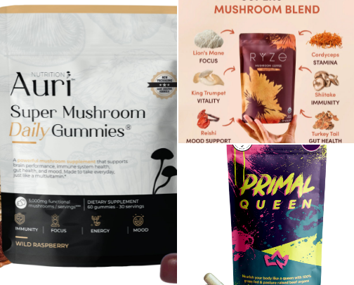 Supplements that taste YUMMY and make you FEEL good.  No side effects for me. cover photo collage