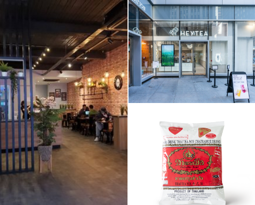 Bubble tea cover photo collage