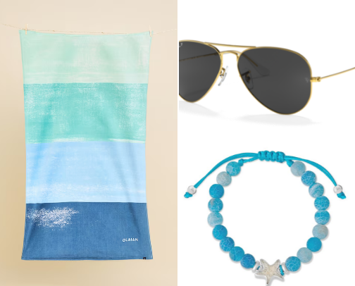 Aesthetic Summer Beach Essentials cover photo collage