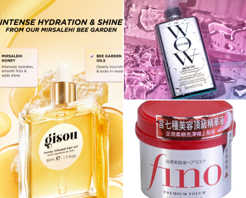 hair product cover photo collage
