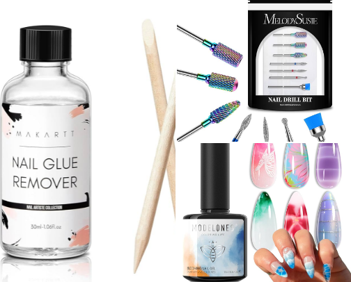 DIY Nails cover photo collage