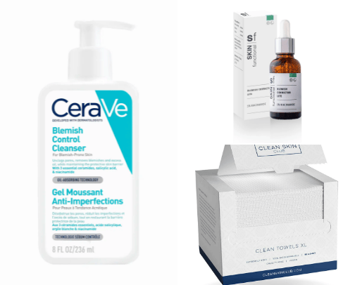 Acne-prone/ Oily Skin Must Haves cover photo collage
