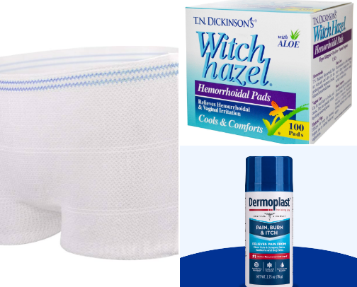Postpartum essentials cover photo collage
