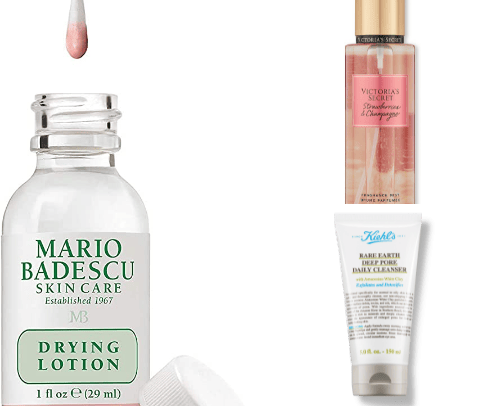 the best skincare for oily skin, bodymists,bodylotion cover photo collage