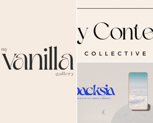 Aesthetic Content Banks 🤎 cover photo collage