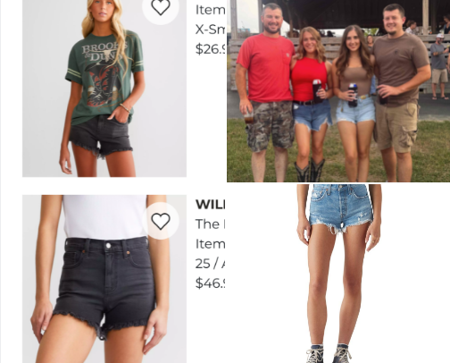 Country Concert Outfits cover photo collage