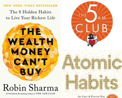 Books that made me a better person - spiritually, financially, mentally, physically cover photo collage