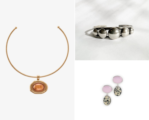 Unique jewelry finds to gift yourself this season! cover photo collage