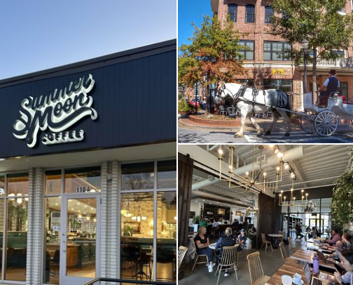 Must-try coffee in Greenville, SC cover photo collage