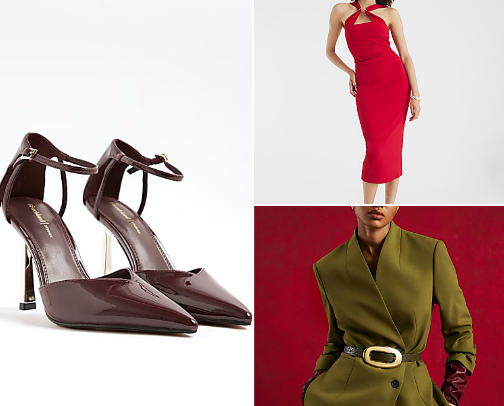 Elegant shopper cover photo collage
