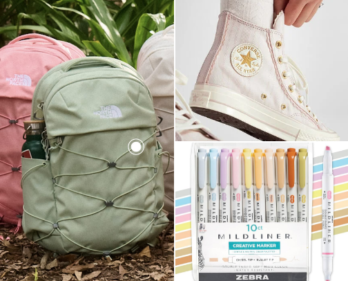 back to school must haves cover photo collage